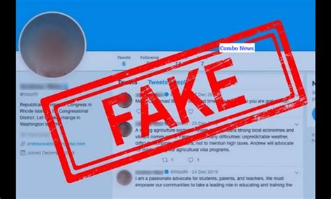 Learn How To Spot Fake Twitter Accounts Combo News
