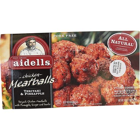 These baked chicken meatballs are the best! Aidells Chicken Meatballs, Teriyaki & Pineapple, 12 oz. (Fully Cooked) (46 oz) from Costco ...