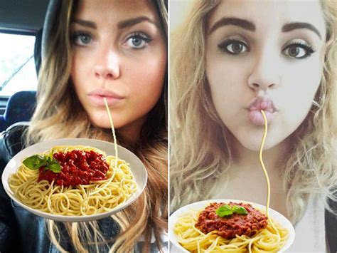 Duckface Selfies Fixed By Adding Spaghetti Laptrinhx News