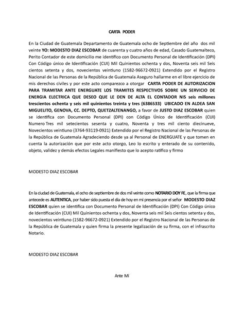 0 Result Images Of Cuanto Cuesta Una Carta Poder En Guatemala Png