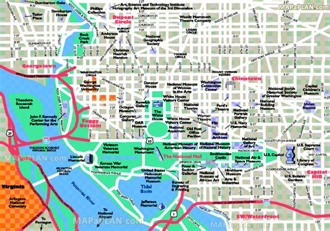 National Mall Maps Npmaps Just Free Maps Period Pertaining To