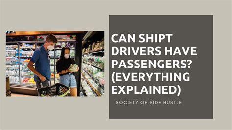 Can Shipt Drivers Have Passengers Everything Explained
