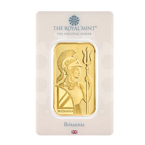 1oz Britannia Gold Bar Royal Mint Gold Bullion Co
