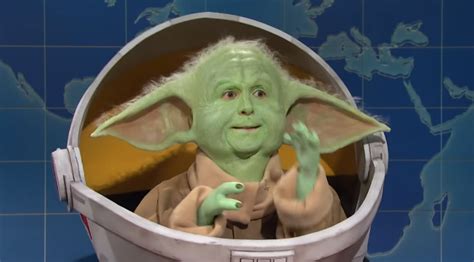 Baby Yoda Stops By Saturday Night Live To Talk About His