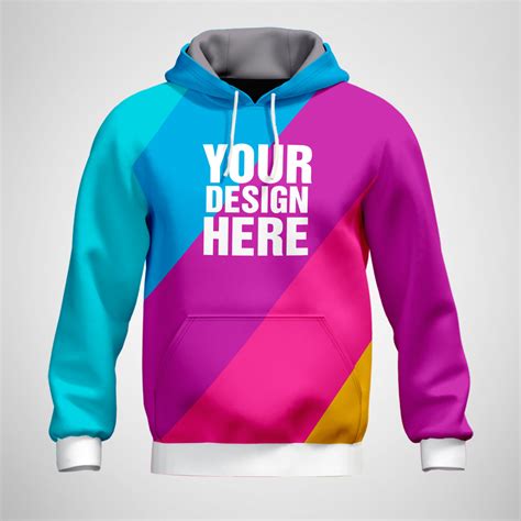 Mens Hoodie Custom All Over Print Hoodies With Your Design And Artwork