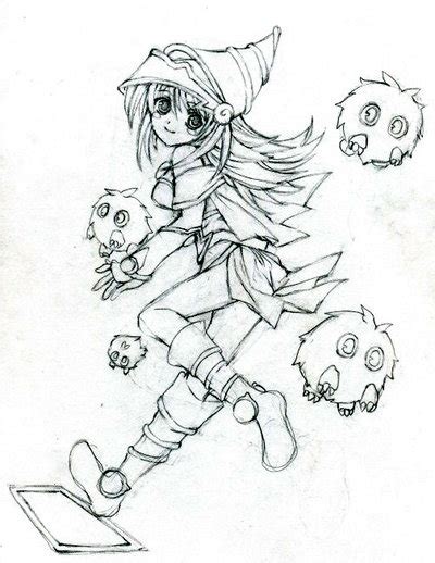 Dark Magician Girl Coloring Pages At Getdrawings Free Download