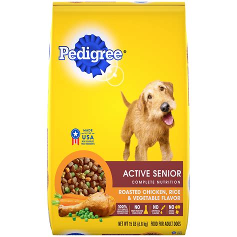 Pedigree Active Senior Dry Dog Food Roasted Chicken Rice And Vegetable