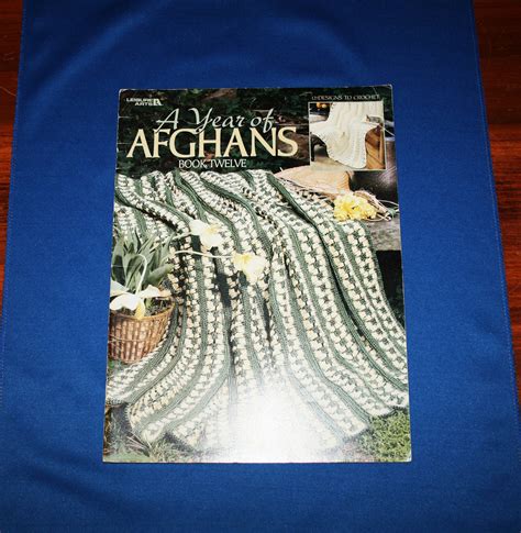 A Year Of Afghans Book 12 Leisure Arts Afghan Crochet Pattern Booklet