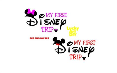 My First Disney Trip svg, Best Day ever svg, Quotes, Minnie head png