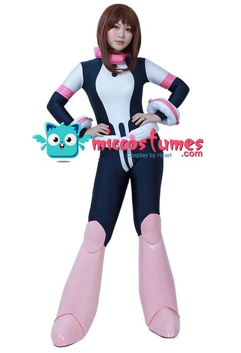 My Hero Academia Ochako Uraraka Cosplay Jumpsuit Costume Uraraka