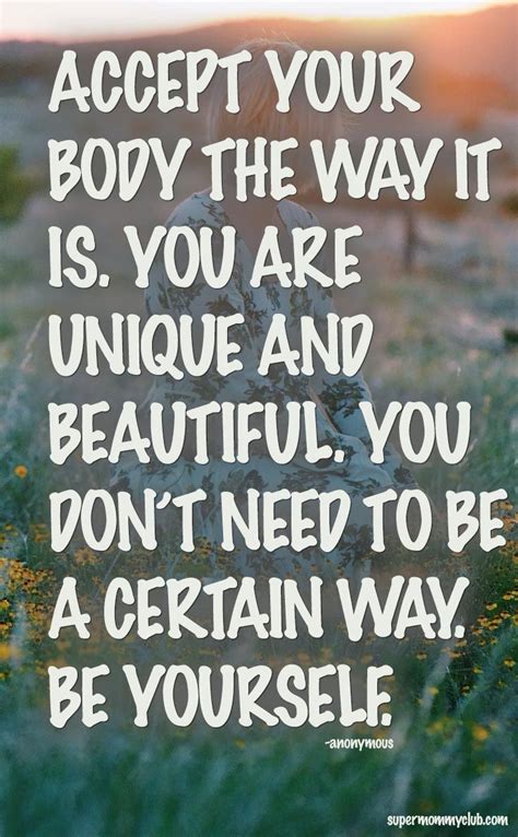Things You Can Do Today To Learn To Love Your Body Beautiful Quotes