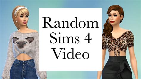 Random Sims 4 Video Youtube