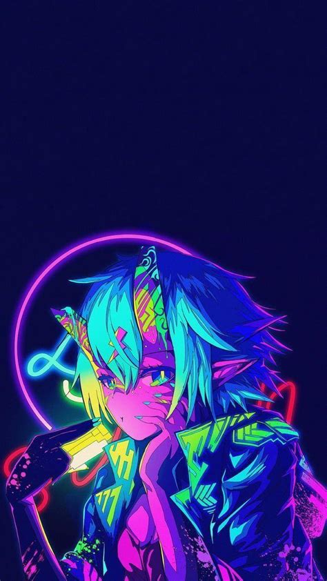 Cool Neon Anime Wallpapers Top Free Cool Neon Anime Backgrounds