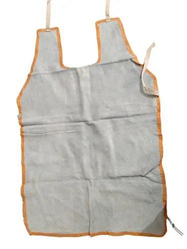 Off White Plain Leather Welding Aprons For Construction At Rs 150 00