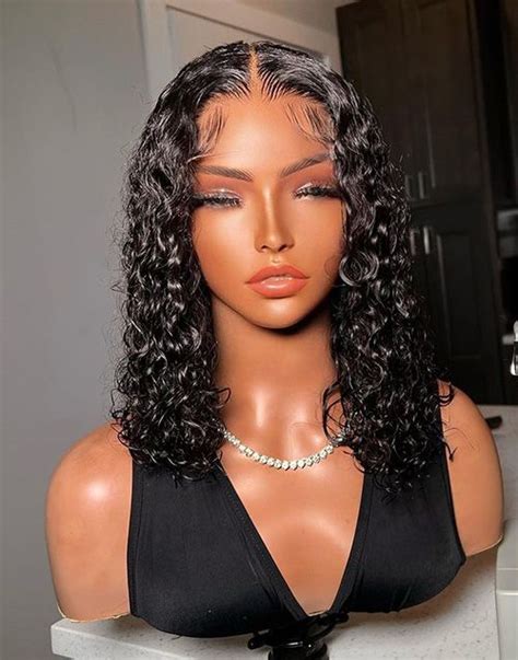 Dainty Secrets Malaysian Hair Water Wave Lace Front Wig DTS