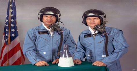 1965 Gemini 7 Crewjim Lovell And Frank Borman Space