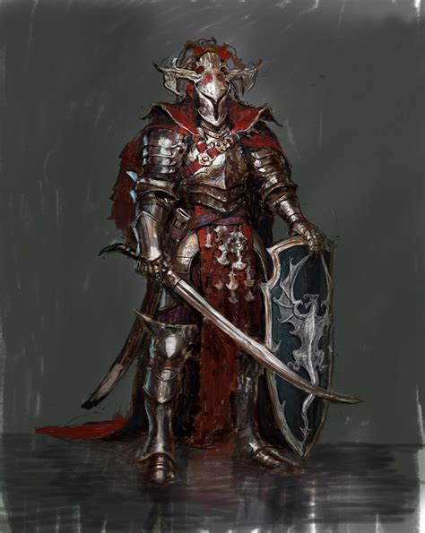 Cg художник Fantasy Character Design Fantasy Armor Knight