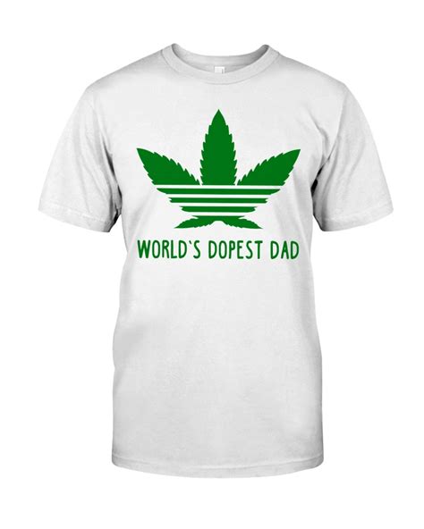 Worlds Dopest Dad Weed Shirt Hoodie Tank Top Tagotee