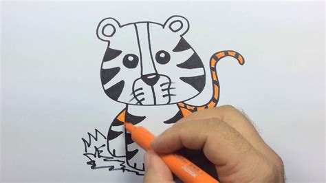 Desenhando Um Tigre Youtube