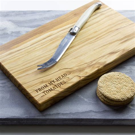Personalised Chopping Bread Serving Board By The Rustic Dish