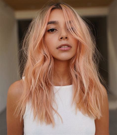 Peach Hair Is Falls Most Unexpected Trend Glamour