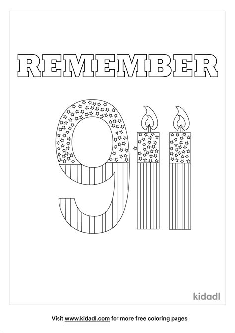 Free Remember 911 Coloring Page Coloring Page Printables Kidadl
