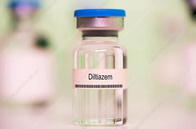 Vial Of Diltiazem Stock Image F Science Photo Library