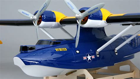 New Cmp Fiberglass Pby Catalina 1800mm Rc Electric Powered Seaplane Arf
