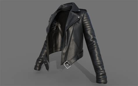 Leather Jacket Game Asset 3d Model Turbosquid 1859909
