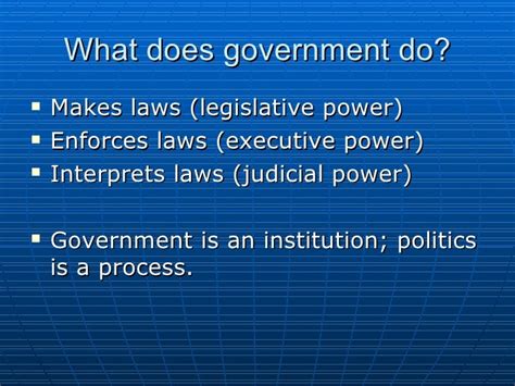 Chapter 1 Section 1 Government And The State