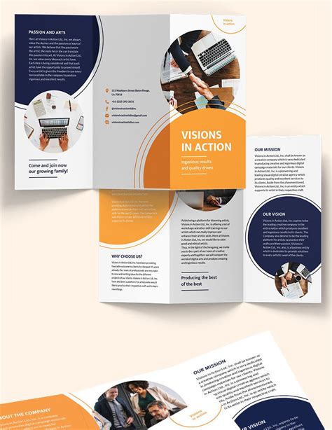 Proposal Tri Fold Brochure Template In Word Pages Indesign Psd