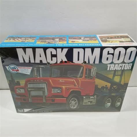 Mpc 859 Mack Dm600 Tractor 125 Truck Model Kit Testors Cement 2 Tubes