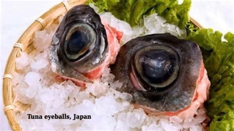 Tuna Eyeballs Japan Unusual Food Youtube