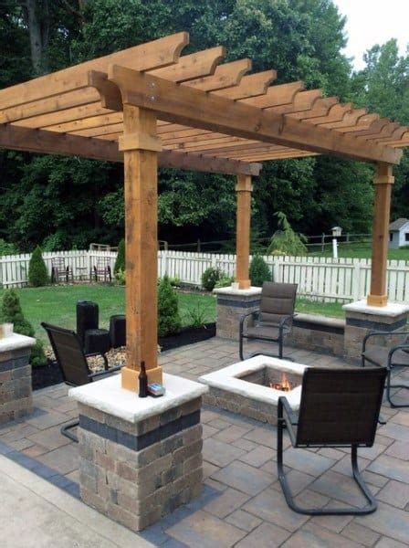 There are a variety of fire pit designs that you might find yourself being able to enjoy in your backyard or out on your patio. Top 60 Best Pergola Ideas - Backyard Splendor In The Shade