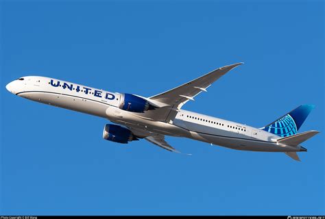 N United Airlines Boeing Dreamliner Photo By Bill Wang Id