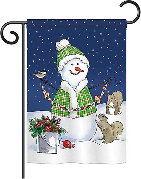 Decorating With Snowmen Garden Flag And More Garden Flags At