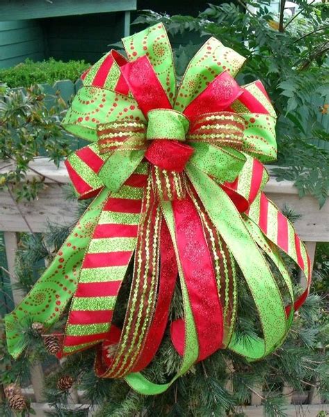 How To Make A Big Christmas Bow For Tree Kristen S Creations How To