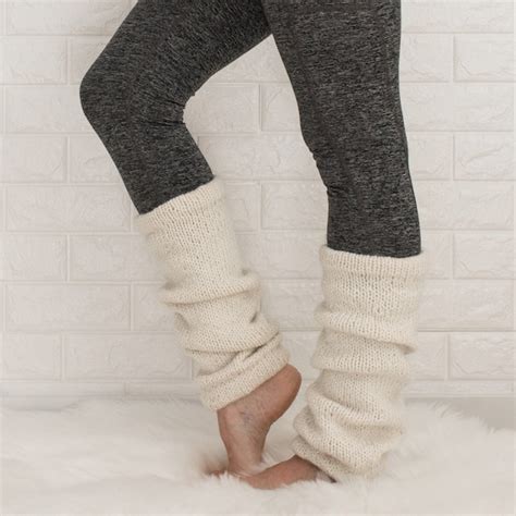 Easy Leg Warmer Knitting Pattern Basic And Chunky Leg Warmers Etsy Uk