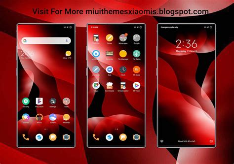 Black Red V2 V11 Theme Downloaded For Xiaomi Mobile Xiaomi Themes