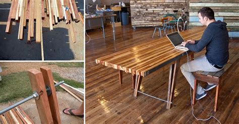 How To Make Wood Scrap Table Diy And Crafts Handimania Diy Table