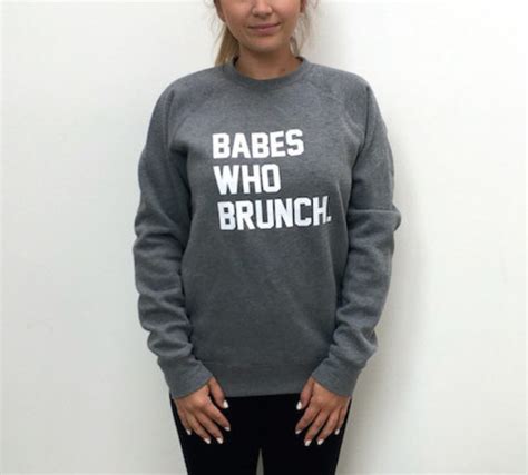 Our popular mommy & me brunch tee now comes in infant, toddler & youth! Brunette The Label | Babes Who Brunch in Grey & White ...