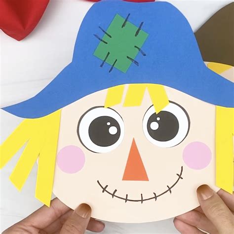Paper Plate Scarecrow Craft For Kids Free Template Fillable Form 2023