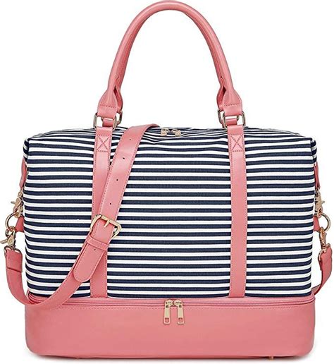 Amazon Com Bluboon Weekender Overnight Bag Women Carry On Tote With