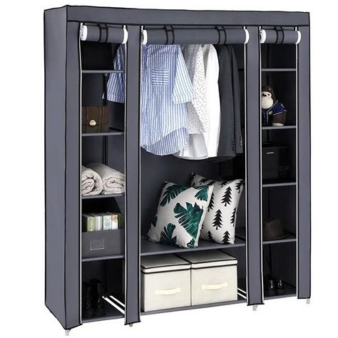 Let us help you determine the best rack layout for your warehouse. Portable Closet Wardrobe Clothes Rack Storage Organizer ...