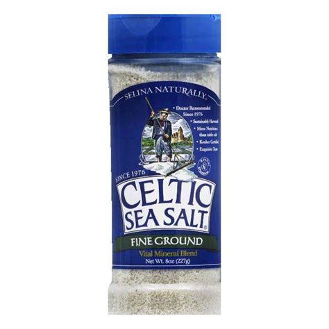 Celtic Sea Salt Fine Ground Shaker 8 Oz Pack Of 6