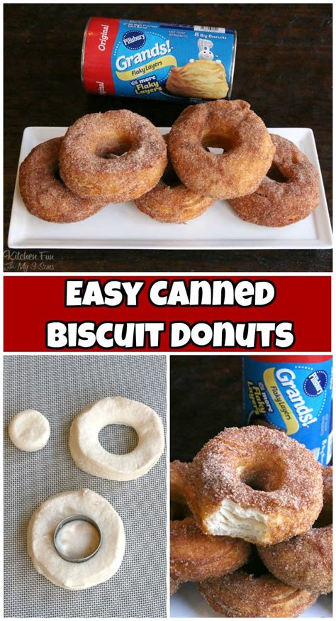 Easy Canned Biscuit Donuts These Cinnamon And Sugar Doughnuts Are SO