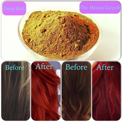 Deep Dark Red Henna Hair Color Dye 100 Grams The