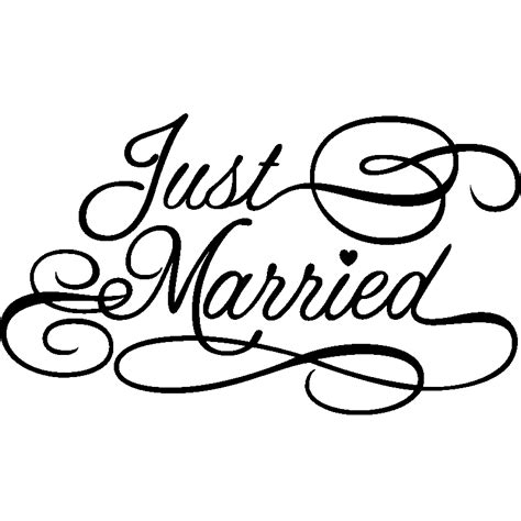 Wall Decal Wedding Just Married Decoration Wall Decals QUOTE WALL