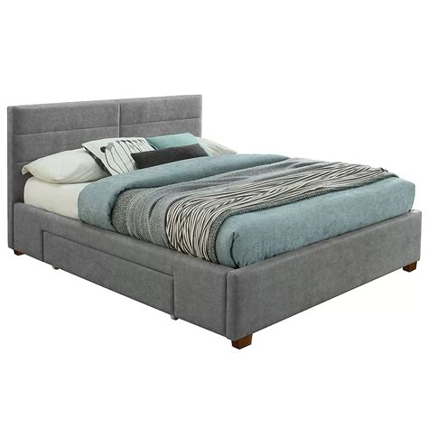 Nspire Queen Upholstered Platform Bed With Storage The Home Depot Canada