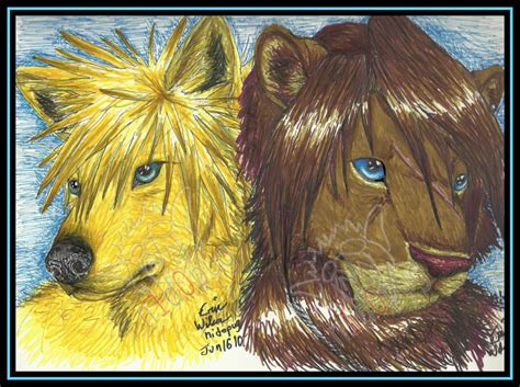 Lone Wolf And Lion Heart By Nidopug On Deviantart